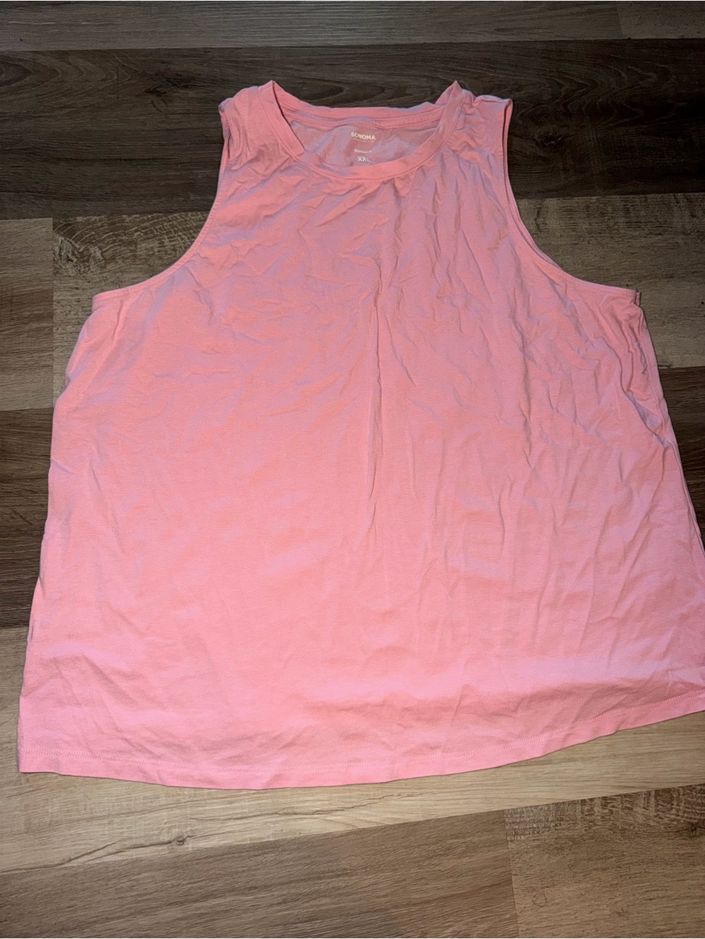Sonoma Light Pink Crewneck Tank Top